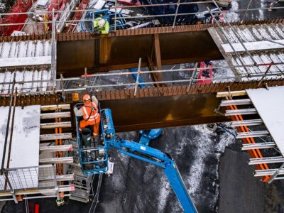 Bridge Construction and Installation Shot